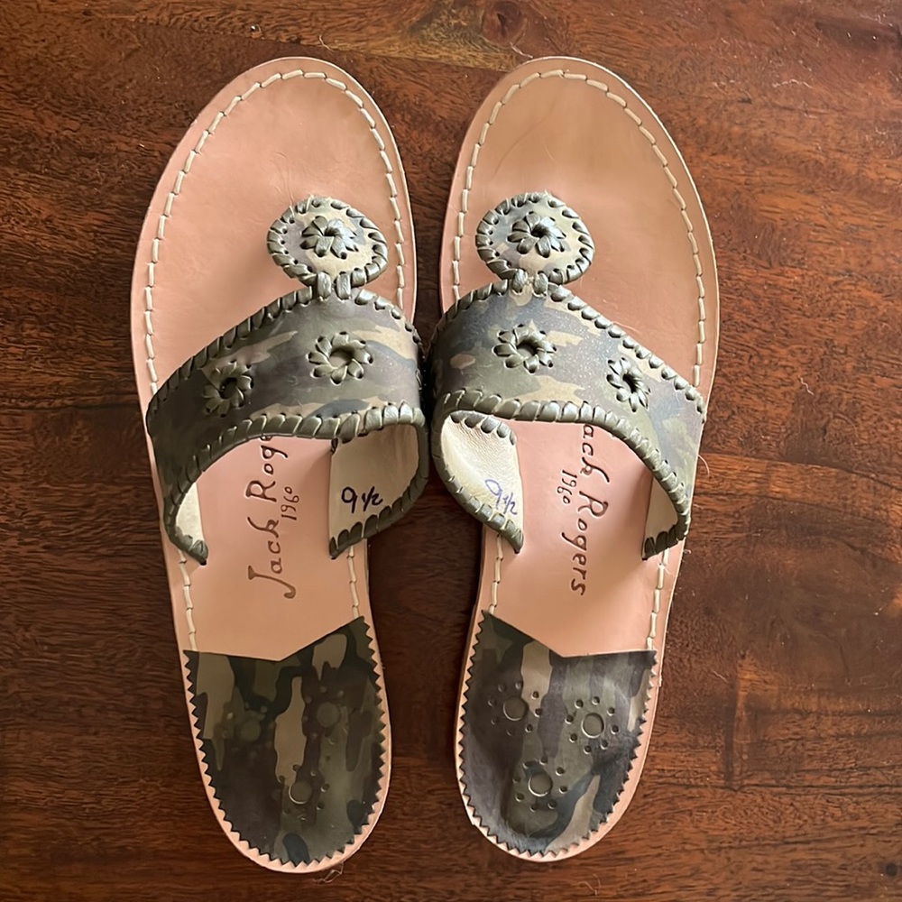 Jack Rogers camo sandals